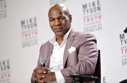 El exboxeador Mike Tyson. 