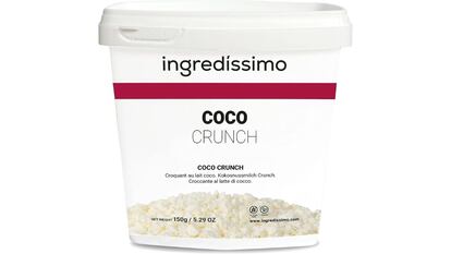 Envase que contiene 150 gramos de coco liofilizado de la marca Ingredissimo.