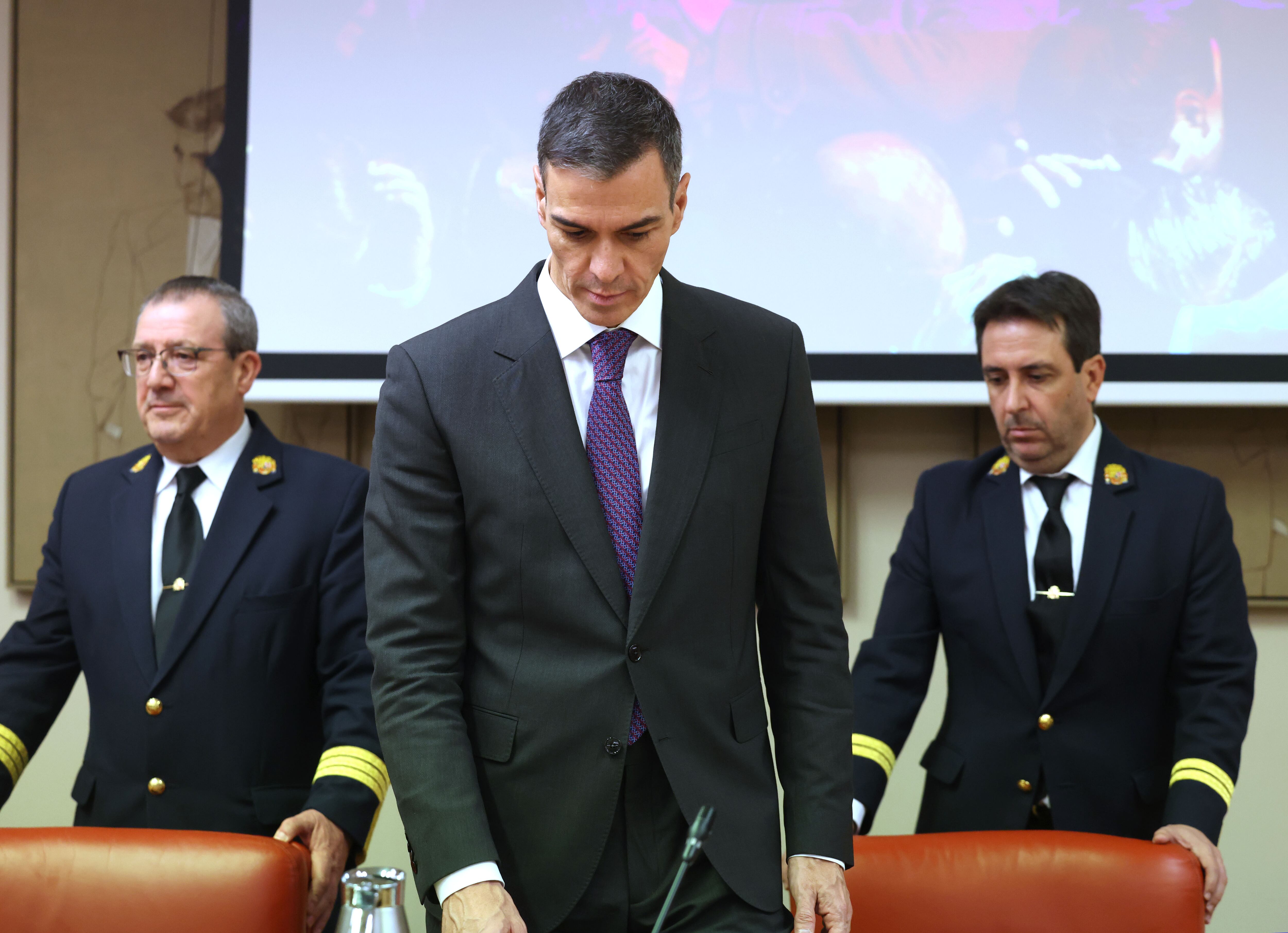 Pedro Sánchez, este jueves en el Congreso. 
