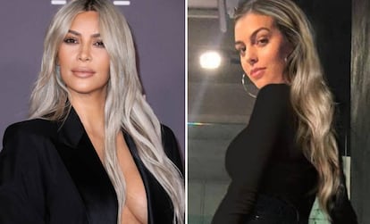 Kim Kardashian en noviembre de 2017 y Georgina Rodríguez en una imagen de su cuenta de Instagram.