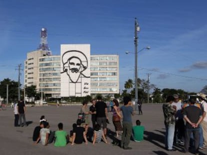 Plaza de la Revoluci&oacute;n de La Habana, cita de la frustrada &quot;performance&quot;
 