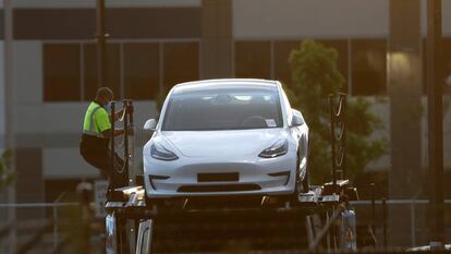 Fábrica de Tesla en Fremont, California (EE UU).