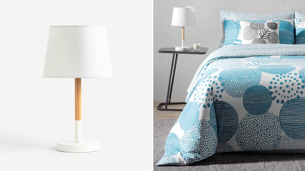 Lámpara minimalista para el salón o la mesita de noche.