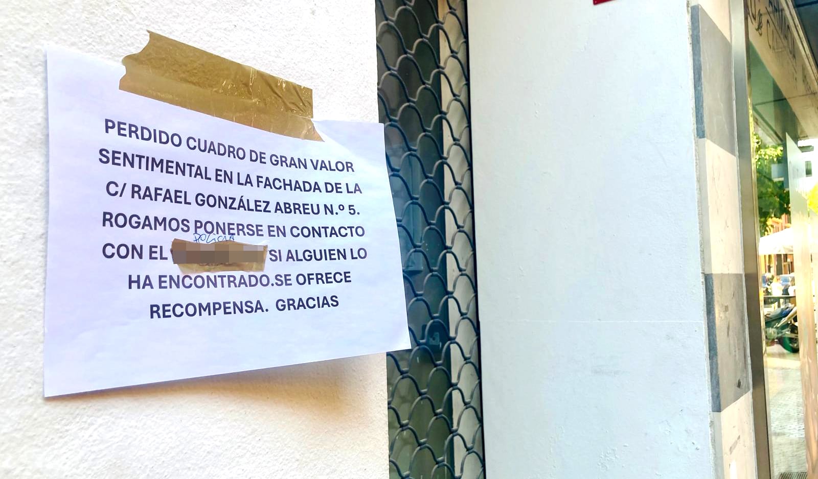 Desaparece un cuadro de Sorolla que una familia dejó apoyado en la acera mientras cargaba el coche en Sevilla