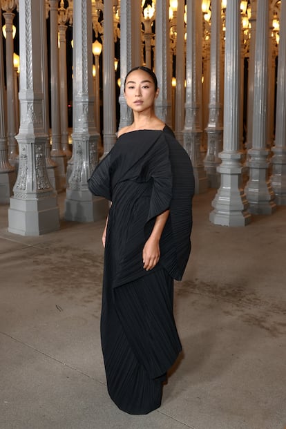 La protagonista de vidas pasadas, Greta Lee, escogió un escultural diseño de The Row.