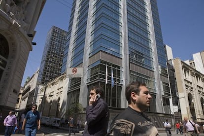 El centro financiero de Buenos Aires.