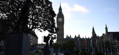 Alrededores del Palacio de Westminster, en Londres