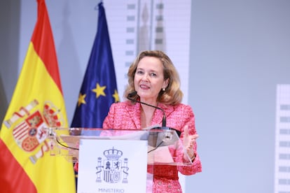 Nadia Calviño, Vicepresidenta primera y Ministra de Asuntos Económicos, Comercio y Empresa.