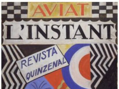 Cartel de Joan Miró para la revista 'L'instant' (1919).
