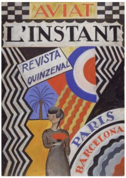 Cartel de Joan Miró para la revista 'L'instant' (1919).