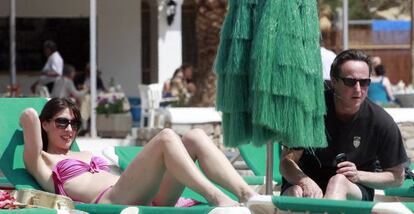 David y Samantha Cameron, durante unas vacaciones en Ibiza.