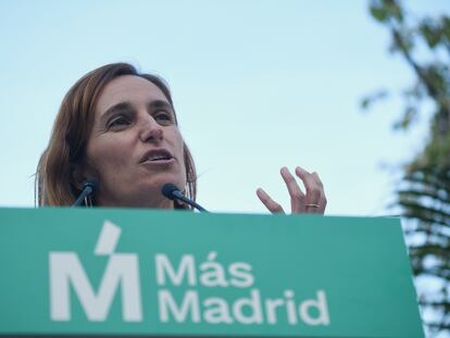 La candidata de Más Madrid a la Asamblea en las elecciones del 28M, Mónica García.