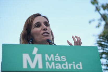 La candidata de Más Madrid a la Asamblea en las elecciones del 28M, Mónica García.