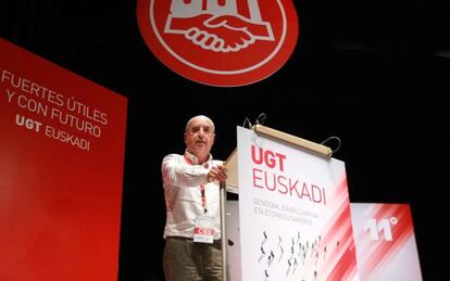 Raúl Arza, nuevo secretario general de UGT de Euskadi.