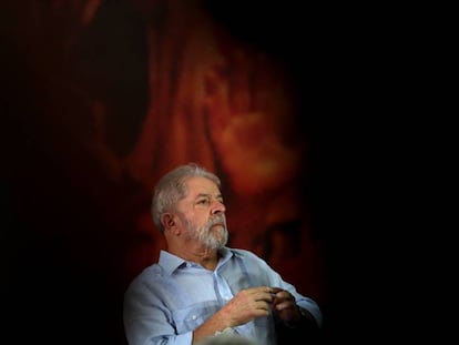 Lula, este jueves en São Paulo.