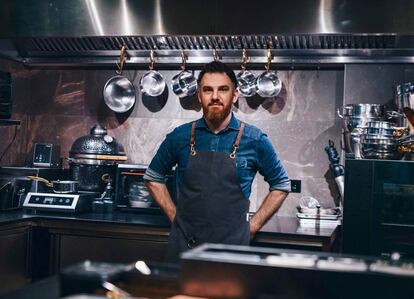 René Frank en sus cocinas