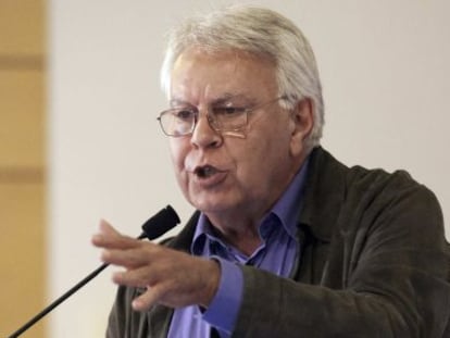 Felipe González, expresidente del Gobierno.