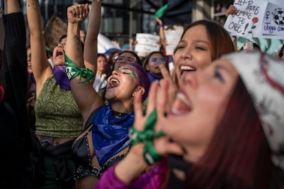 Marcha 8M 2024 en Bogotá