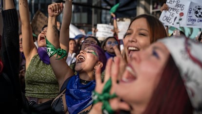 Marcha 8M 2024 en Bogotá