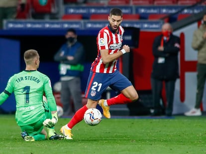 Carrasco se mide con Ter Stegen en el duelo de la primera vuelta.