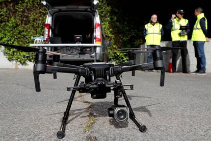 Un dron de la Guardia Civil.