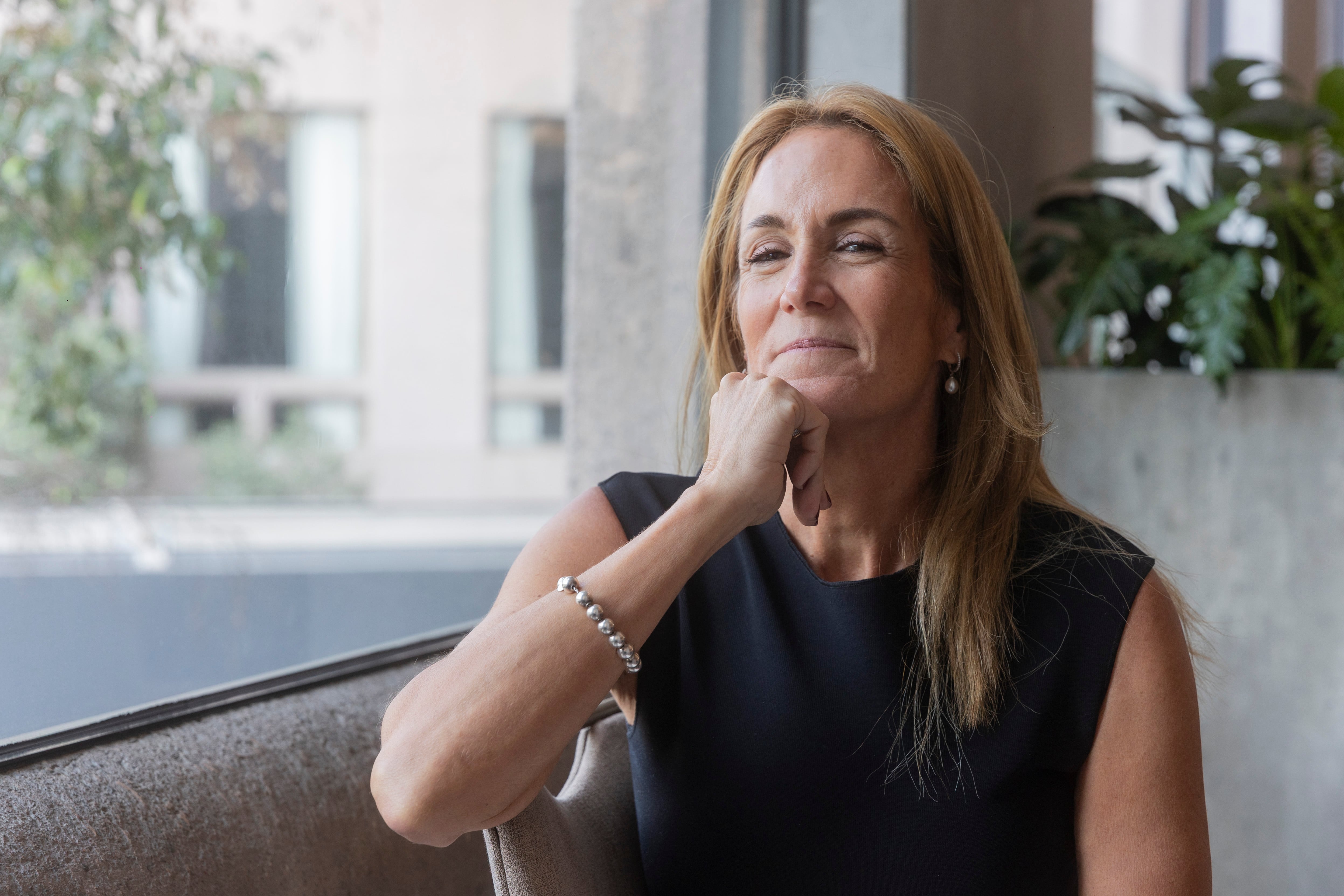 La directora de Pro Mujer, Carmen Correa, en Ciudad de México el 13 de mayo del 2025.