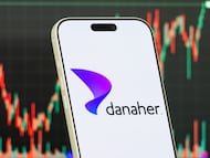 Logotipo de Danaher Corporation, empresa estadounidense dedicada a las ciencias de la vida y el diagnóstico