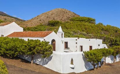 Ermita de Nuestra Senora de los Reyes, en el parque natural de La Dehesa, en El Hierro.