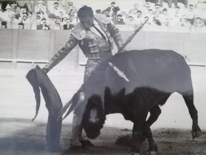 Alfonso Ordóñez, el día de su presentación en La Maestranza, el 31 de mayo de 1959.