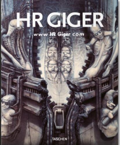 Portada de 'www HR Giger com' (Taschen), compendio biográfico y artístico de la carrera del artista suizo.