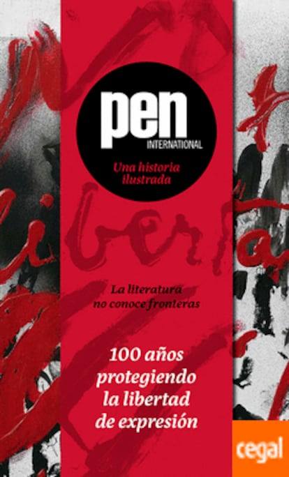 Portada de 'PEN International. Una historia ilustrada', de Galaxia Gutenberg.