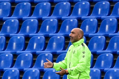 Abelardo, durante el partido del Espanyol contra el Getafe.