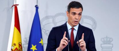 El presidente del Gobierno español, Pedro Sánchez.