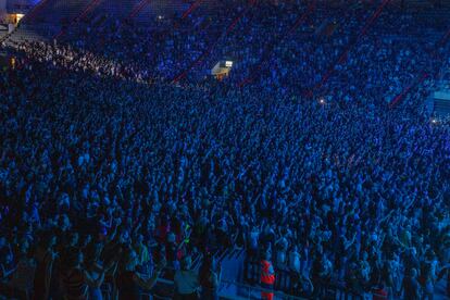 Concierto de Vetusta Morla en el Palau Sant Jordi de Barcelona el sábado 21 de mayo. 