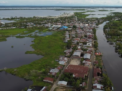 El municipio de Sucre, en la región conocida como La Mojana, al norte de Colombia, el 21 de noviembre de 2022.