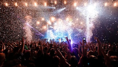 Una de las actuaciones del Sónar 2014, en Barcelona.
