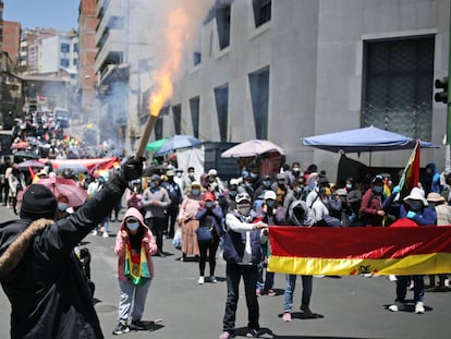 Enfrentamientos en Bolivia gobierno Luis Arce