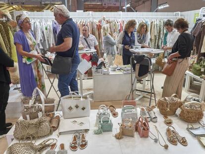 Estand de la anterior edición de Momad, la feria de textil, calzado y accesorios de Ifema, que este año se celebra del jueves 6 al sábado 8 de febrero.