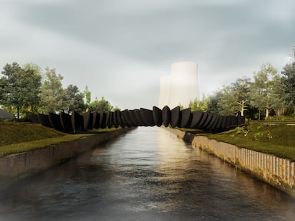 Puente peatonal Asiat-Darse proyectado por el estudio sudafricano Counterspace.