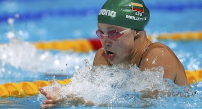 Meilutyte, en la final de los 100 metros braza 