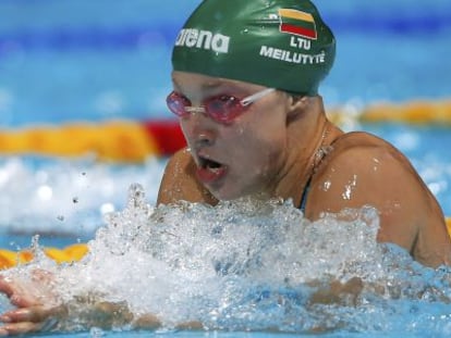 Meilutyte, en la final de los 100 metros braza 