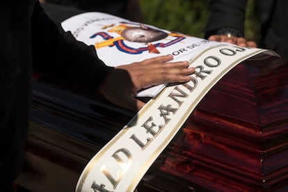 funeral del exmilitar venezolano Ronald Ojeda