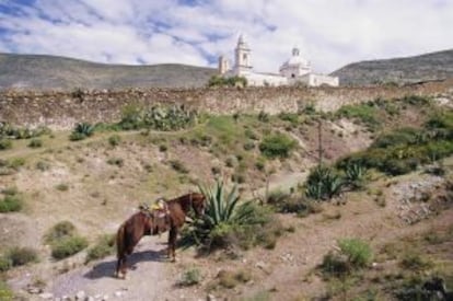 Iglesia de la Virgen de Guadalupe, en Real de Catorce (México).