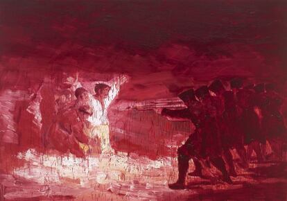 'Exécution, après Goya', del pintor chino Yan Pei-Ming (2008).
