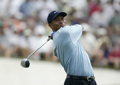 Tiger Woods, el 13 de abril de 2002, en Augusta.