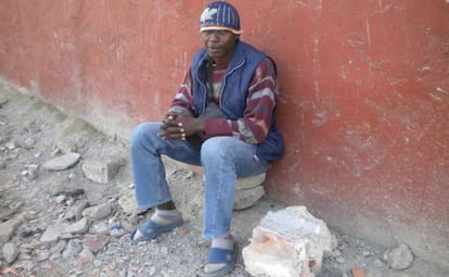 Touré Mocta, de 25 años, en las afueras de Nador (Marruecos), a 12 kilómetros de Melilla.