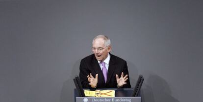 El ministro de Finanzas alem&aacute;n, Wolfgang Sch&auml;uble.