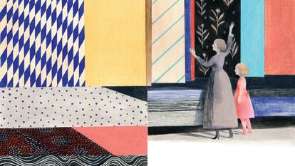 Ilustraciones de Isabelle Arsenault pertenecientes al libro.
