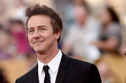 Edward Norton en la gala de los Screen Actors Guild Awards en 2015.