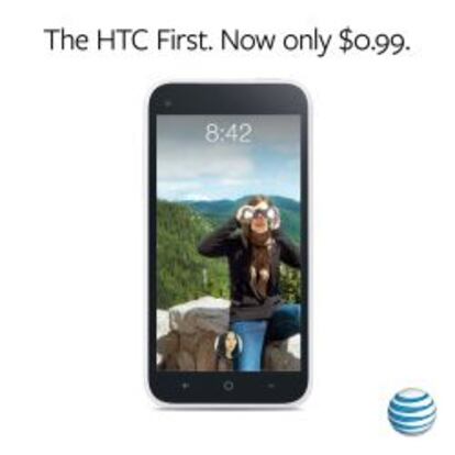 ATT ha rebajado el precio del HTC First a 0,99 d&oacute;lares.